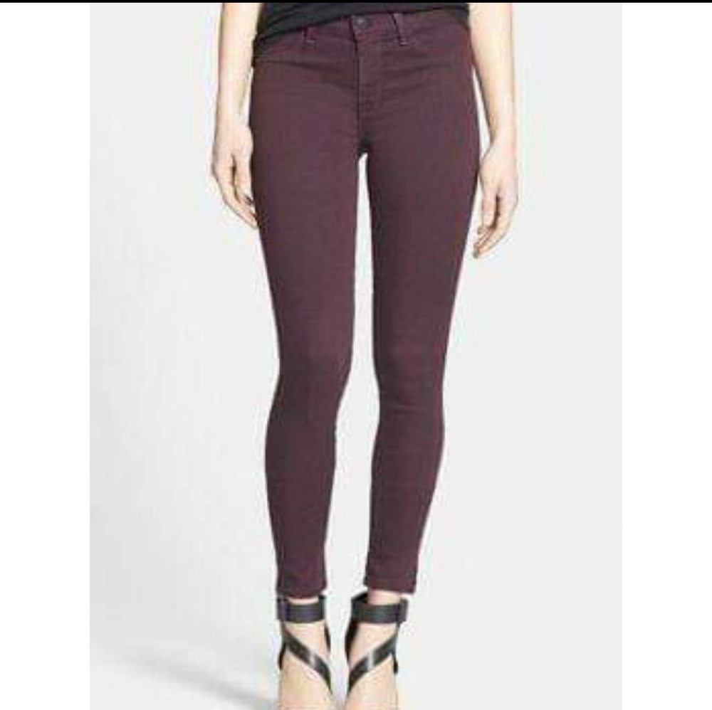 J BRAND Womens Mid Rise Super Skinny Jeans Sz 25